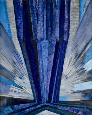 František Kupka: Tvar modré, 1913 | Foto: Aktuálně.cz