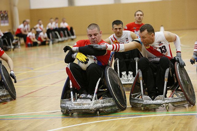 Český celek patří do světového průměru. Národní tým nyní hledá nové hráče jediného kontaktního sportu pro vozíčkáře. Hrát se dá v pěti městěch. | Foto: Tomáš Lisý, Tomáš Lisý