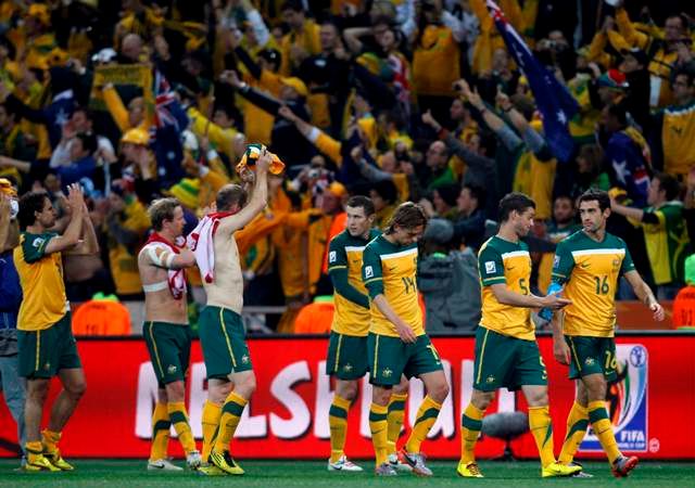 Fotbalisté Austrálie | Foto: Reuters