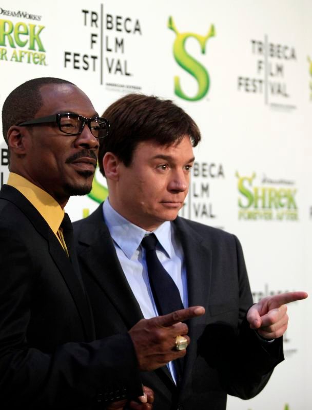 Premiera Shreka: Zvonec a konec v New Yorku - Eddie Murphy a Mike Myers | Foto: Reuters