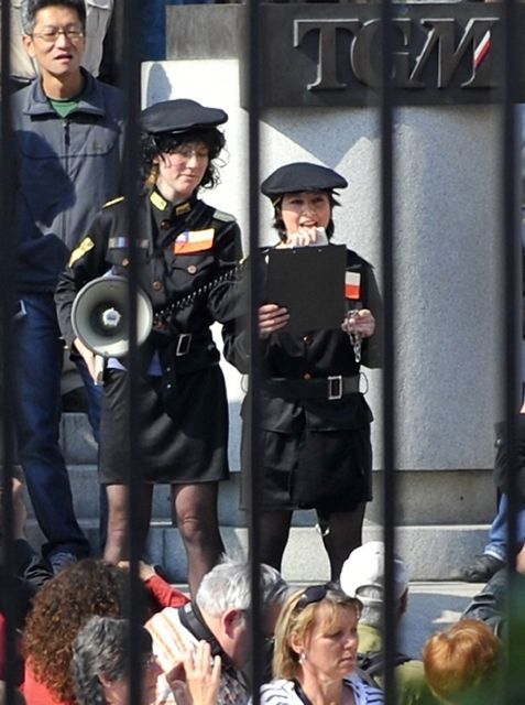 Fingované chilské policistky se pokusily na Hradě zatknout "zloděje per" Václava Klause | Foto: ČTK