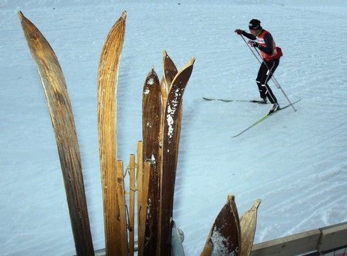 Předskokany byli historičí lyžňáci. | Foto: Jan Langer