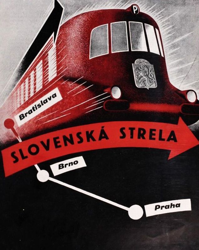 Elegantní červená karoserie, nadčasový design, dlouho nepřekonaná rychlost. To je motorový vůz M 290.0 zvaný Slovenská strela, první československý rychlovlak. | Foto: Technické muzeum Tatra Kopřivnice