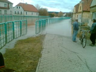 Černovický potok v Soběslavi. | Foto: Vašek