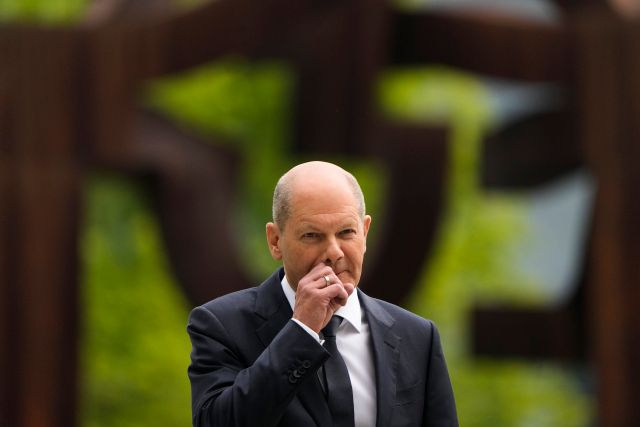 Německý spolkový kancléř Olaf Scholz (SPD). | Foto: ČTK/AP/Markus Schreiber