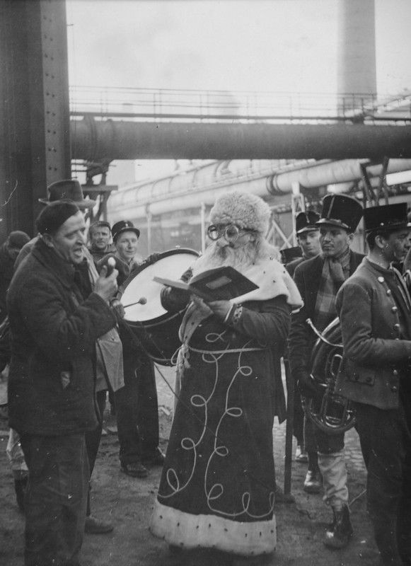 Ve stejný rok jako Chruščov dorazil do Nové huti i Děda Mráz. | Foto: Akreditovaný archiv ArcelorMittal Ostrava a.s.