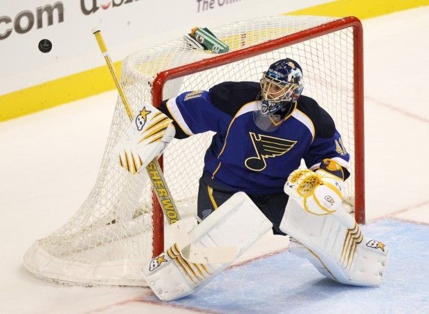 Slovenský brankář St. Louis Jaroslav Halák | Foto: Reuters