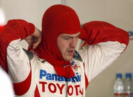 Pilot Toyotay Ralf Schumacher na testech Catalunyi. | Foto: Reuters