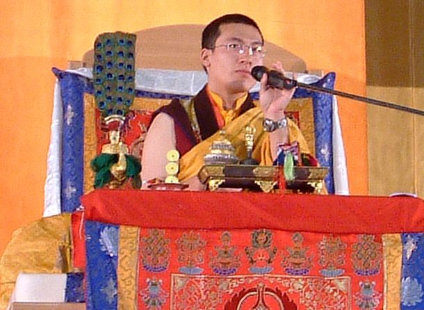 Foto: Karmapa v Praze