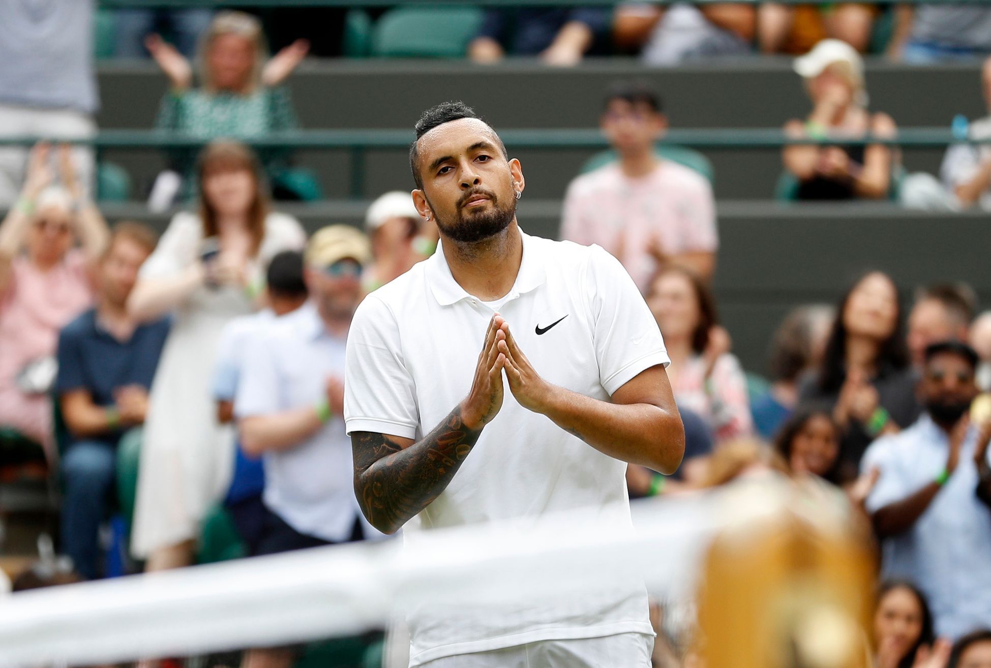 It’s not that without spectators.  Kyrgios gave up the start of the Olympic Games