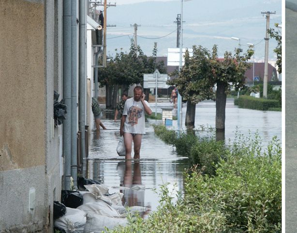 Bohušovice nad Ohří při povodních v roce 2002. | Foto: Vodohospodářský dispečink státního podniku Povodí Ohře