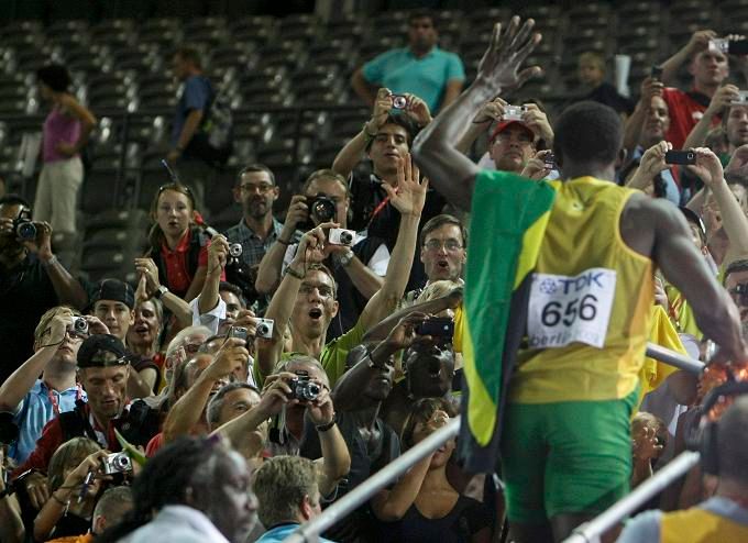 Usain Bolt - zlato a světový rekord | Foto: Reuters