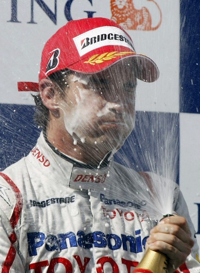 Timo Glock ze stáje Toyota na Hungaroringu slavil překvapivé druhé místo. | Foto: Reuters