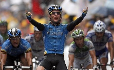 Mark Cavendish vyhrál na Tour už druhou etapu. | Foto: Reuters