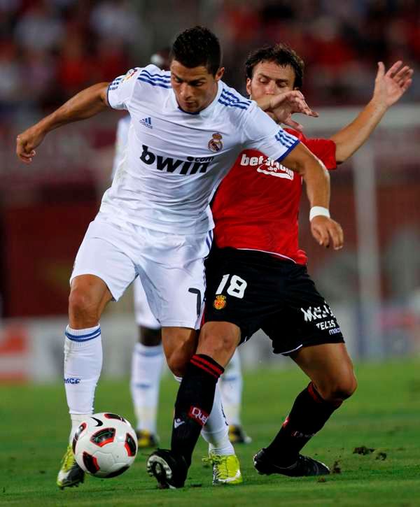 Cristiano Ronaldo v akci. | Foto: Reuters