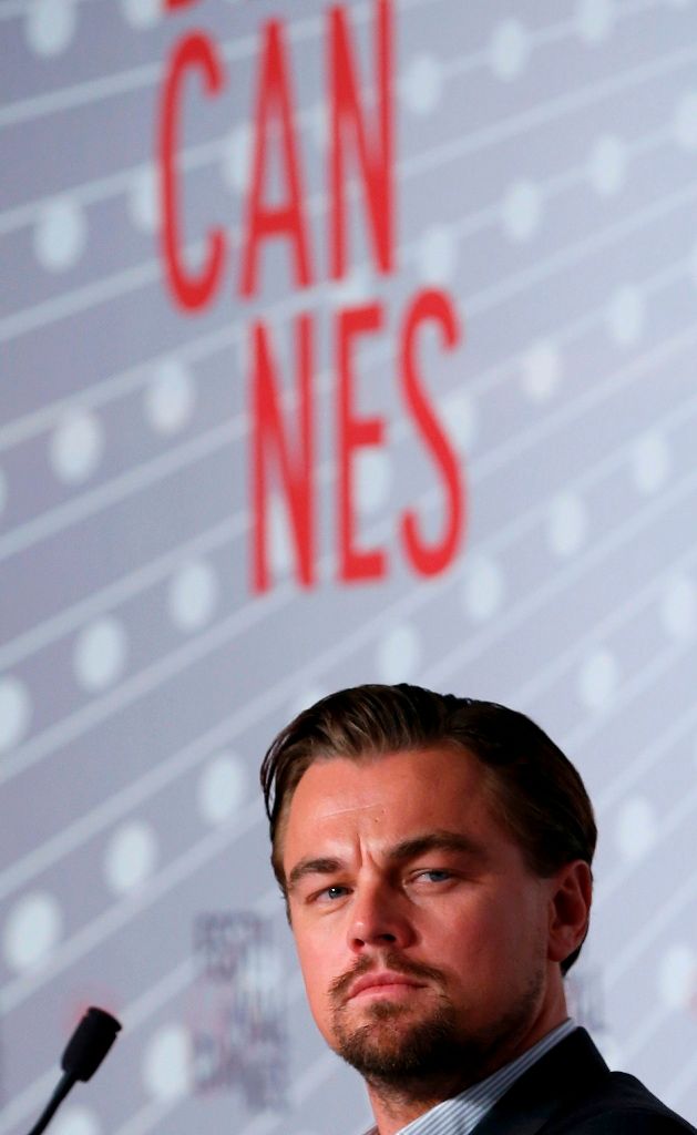 Leonardo DiCaprio na tiskové konferenci k filmu Velký Gatsby. | Foto: Reuters