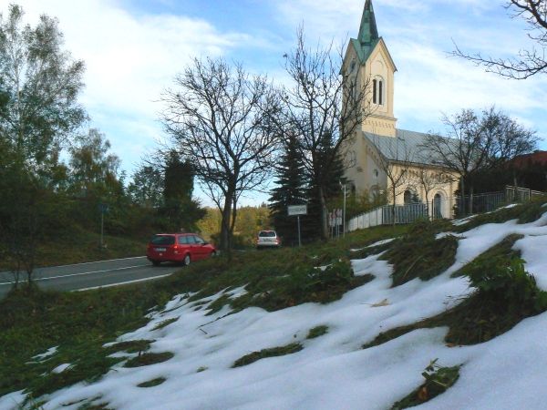 A takhle to v Pozděchově vypadalo včera. | Foto: Karel Toman