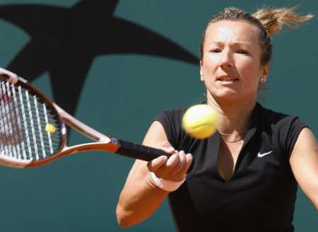 Květa Peschkeová během prvního kola Roland Garros | Foto: Reuters