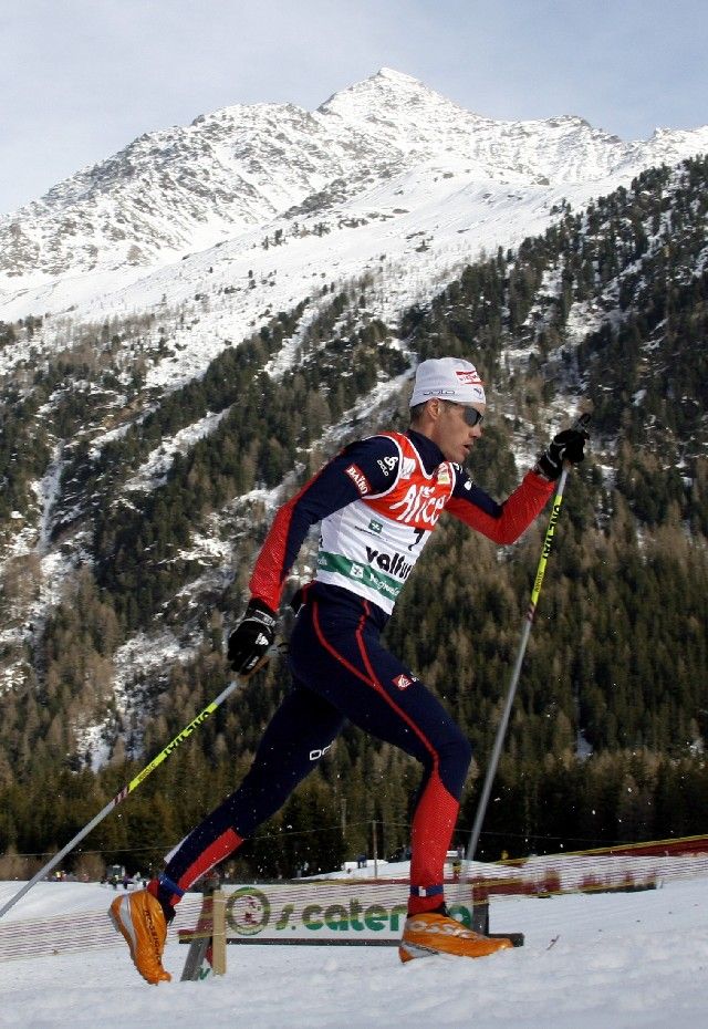 Francouz Vincent Vittoz na trati klasické dvacítky ve finále SP v Bormiu. | Foto: Reuters