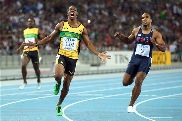 Yohan Blake, jamajský sprinter, na MS v Tegu | Foto: Reuters