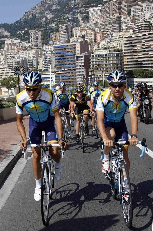 Lance Armstrong s Albertem Contadorem | Foto: Sport