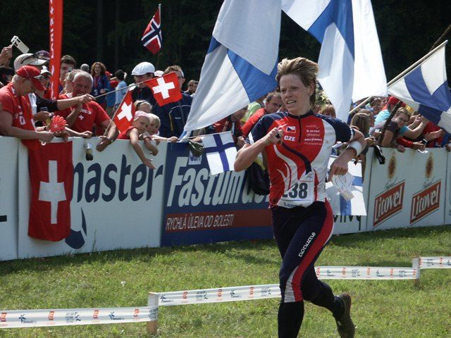 Dana Brožková při doběhu na klasické trati | Foto: Lubomír Macháček