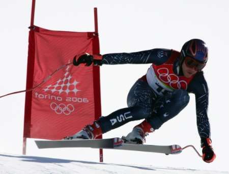 Bode Miler na trati olympijského sjezdu. | Foto: Aktuálně.cz