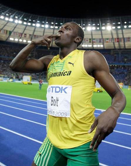 Usain Bolt - zlato a světový rekord | Foto: Reuters