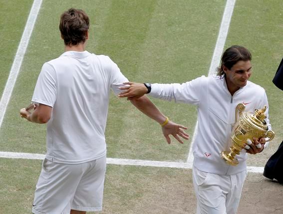 Nadal s Tomášem Berdychem | Foto: Sport