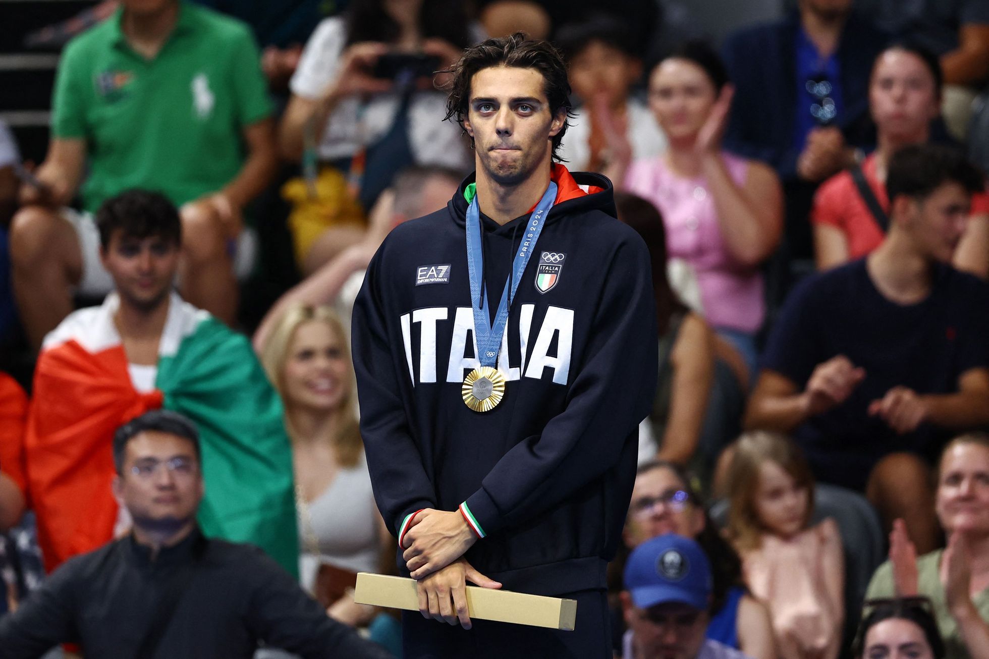 Senzatetto? No, un campione olimpico. Questa stella che dorme nel parco è diventata virale