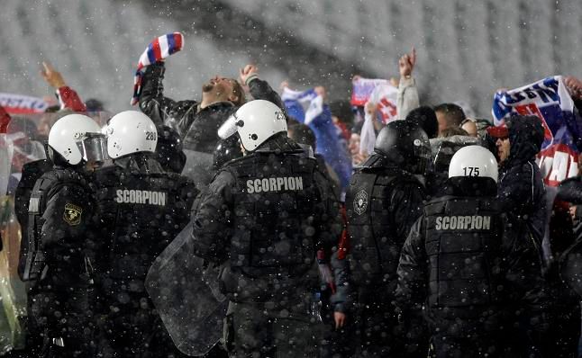 Fanoušci slaví postup Slovenska na MS | Foto: Reuters