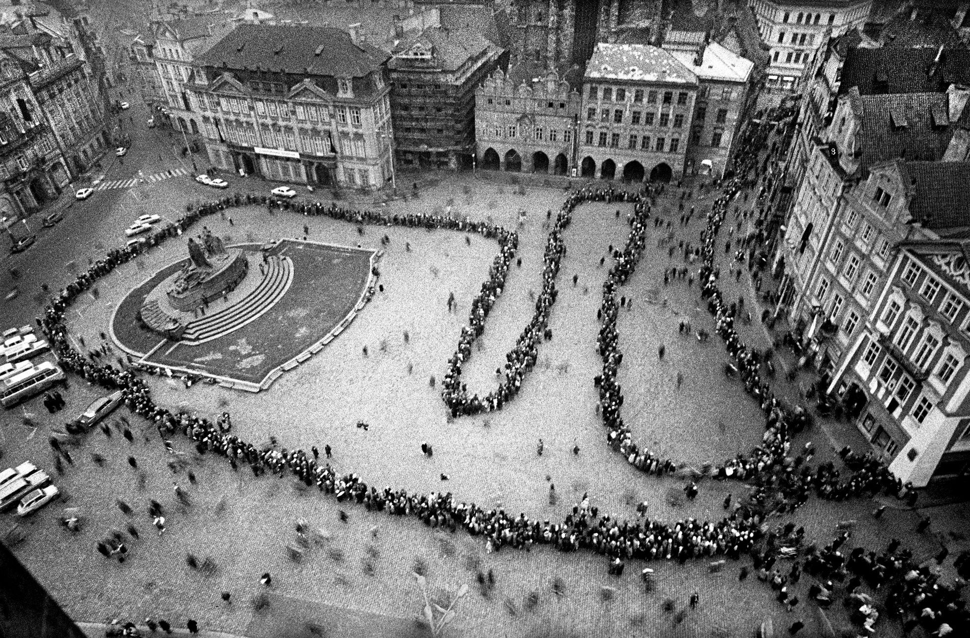 That’s how the Czechs mourned Jan Palach.  Pictures from the exhibition Jan Palach 16.-19.  1. 1969 in Kutná Hora