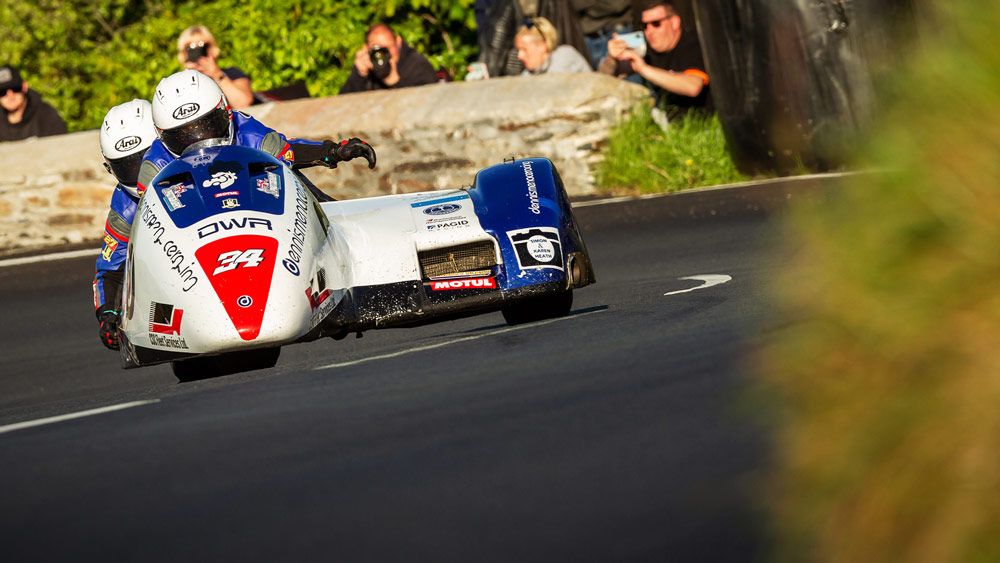 Already five new crosses along the Tourist Trophy track.  A father and son were killed in a sidecar