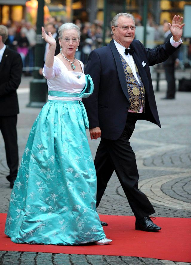 Dánská panovnice, královna Margrethe, a její manžel, princ Henrik | Foto: Reuters