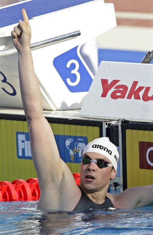 Porazil Phelpse. Paul Biedermann vyhrál 200 metrů volným stylem | Foto: Sport