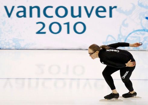 Cindy Klassenová, Kanaďanka, která na minulé olympiádě v Turíně získala pět medailí (jednu zlatou) v rychlobruslení | Foto: Reuters