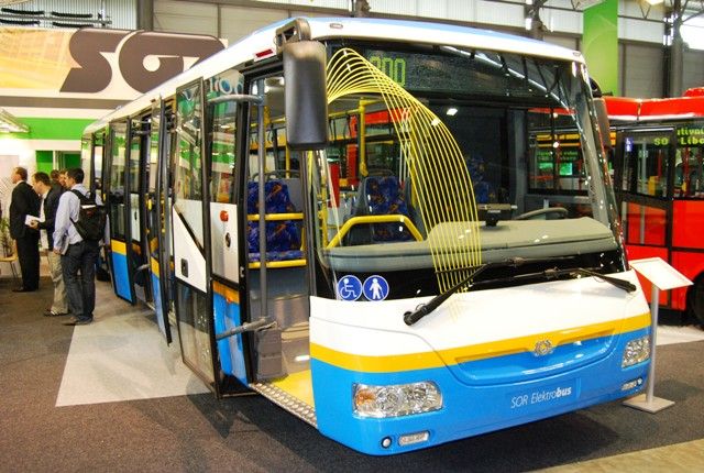 Elektrobus dostal ocenění od organizátorů výstavy | Foto: Radek Pecák