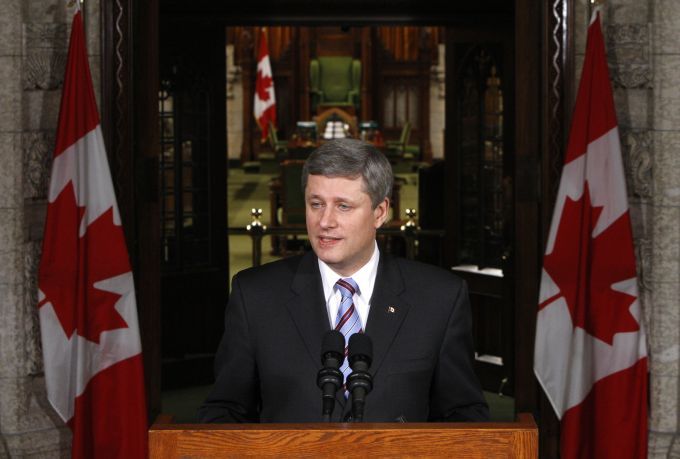 Kanadský konzervativní premiér Stephen Harper | Foto: Reuters