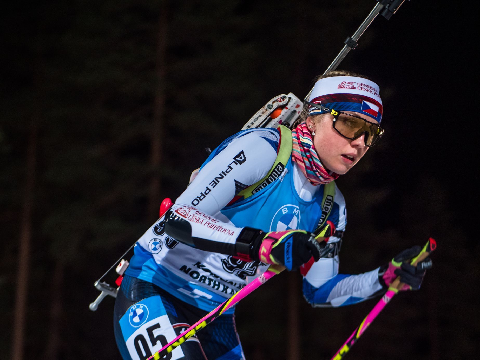 Another gold for Voborníková.  The Czech biathlete is a two-time world champion