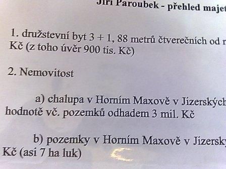 Bývalý premiér Paroubek jako jediný sepsal všechen svůj nemovitý majetek. Prozradil také, v jakém z jeho bytů bude bydlet syn. | Foto: Aktuálně.cz