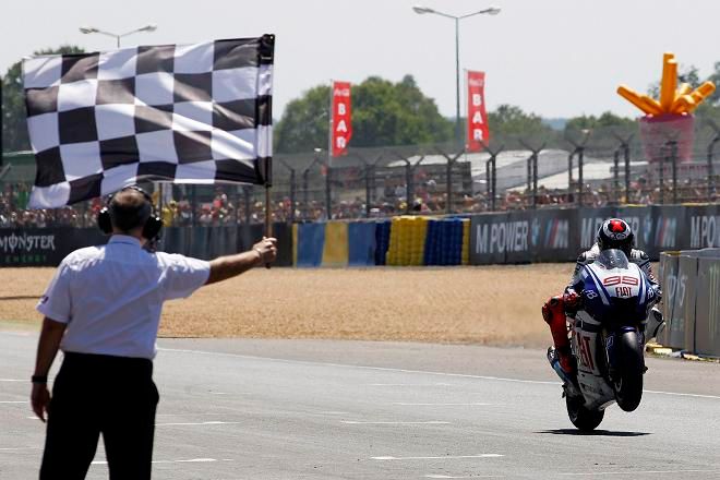 Jorge Lorenzo vítězí | Foto: Sport