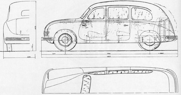 Tatra 600 byla základem řady dalších modifikovaných verzí vč. dodávky nebo sportovního vozu. | Foto: tatraportal.com, aerotatra.czweb.org, tatramuseum.cz