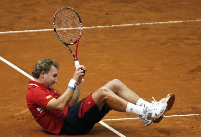 Steve Darcis se také v česku ukázal při Davis Cupu. Momentálně uzavírá první stovku žebříčku ATP. | Foto: Reuters