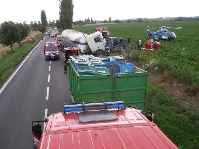 Nehoda u Holohlav na Královehradecku | Foto: HSZ