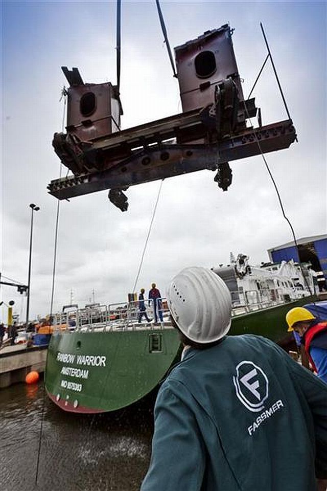 Loď bude dokončena v říjnu, kdy Greenpeace oslaví své 40. výročí. | Foto: Greenpeace