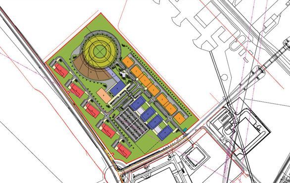 Předběžné plány na rozmístění budov synchrotronu na Černovické terase v Brně už jsou připravené. | Foto: CESLAB