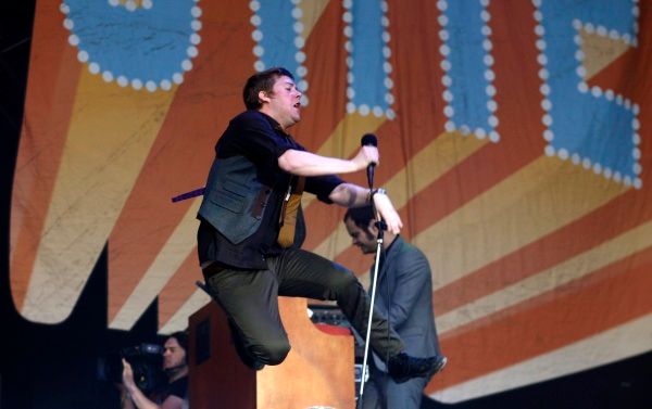 Glastonbury 2007, Rickey Wilson z Kaiser Chiefs | Foto: Reuters