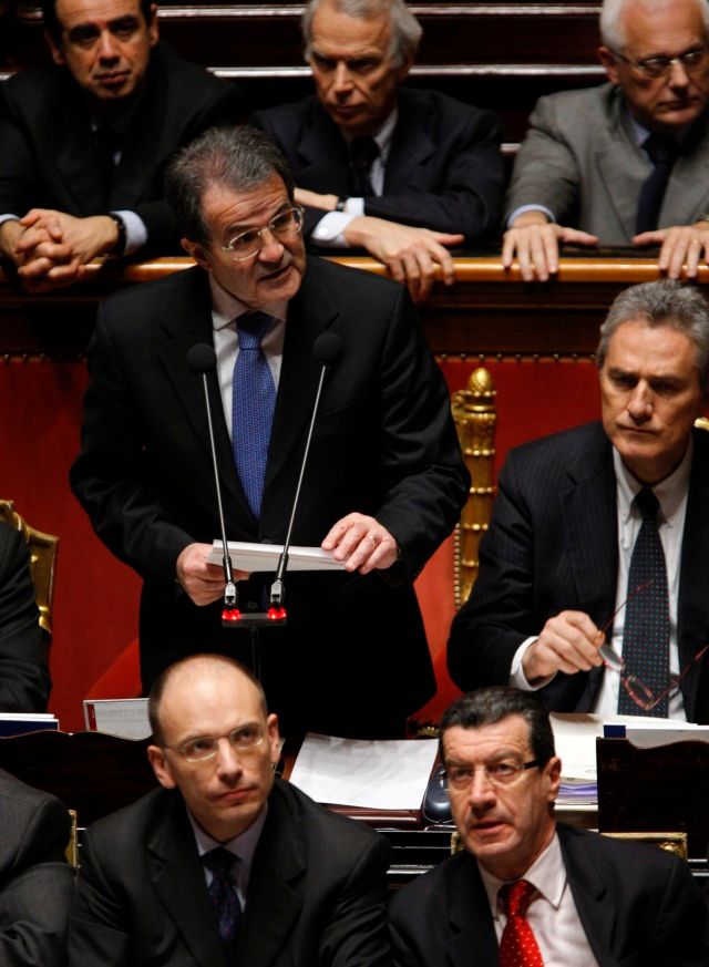 Romano Prodi v Senátu | Foto: Reuters