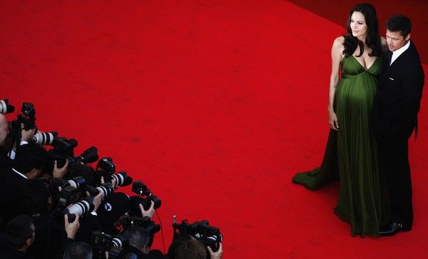 Cannes - Angelina Jolie a Brad Pitt | Foto: Reuters