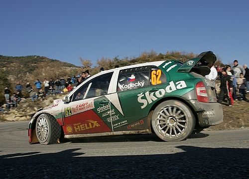 Jan Kopecký se Škodou Fabia WRC v Monaku. | Foto: www.motorsport-kopecky.cz